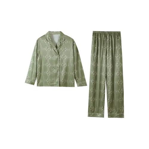 Kerener Pajama Комплект Женский Мох Зеленый