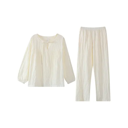 X QINGE Пижамный комплект Женский Белый