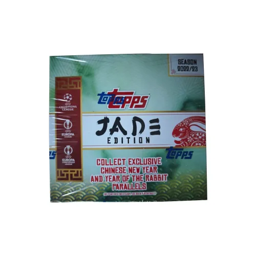 Topps 2022 23 Нефритовый EDITION Коробка Год кролика Яшмовый Европейский War Коробка Спортивные карты Целая коробка