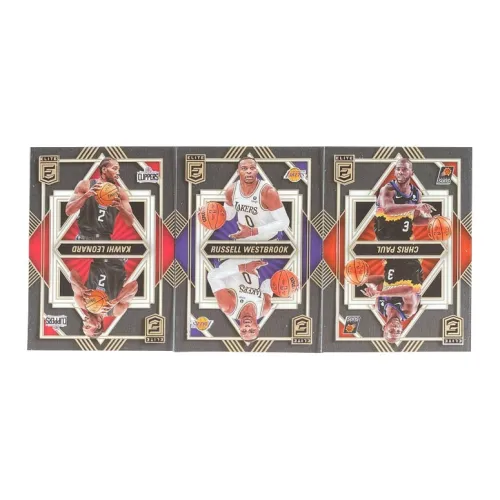 PANINI 2021 22 Elite Леонард+Russell Westbrook+Paul Фильм Вкладыш Прозрачный Игрок Карта Карта Товар Access