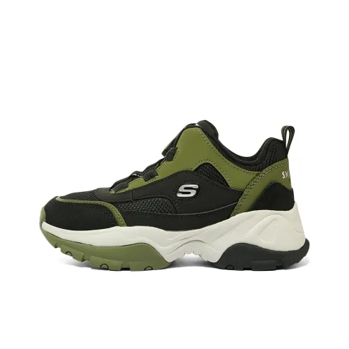 Skechers Sport Амортизация и Дышащие Детские Лайфстайл Обувь Оливковый Подростки