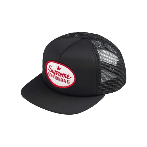 Supreme Полиэстер Кепки Унисекс Черный