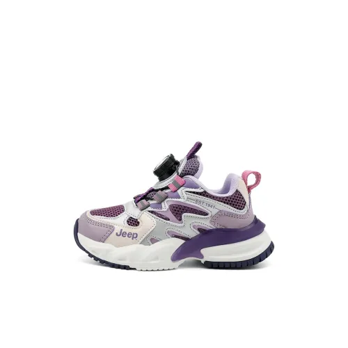 JEEP Детские беговые кроссовки Low Top Фиолетовый Серебряный Kids