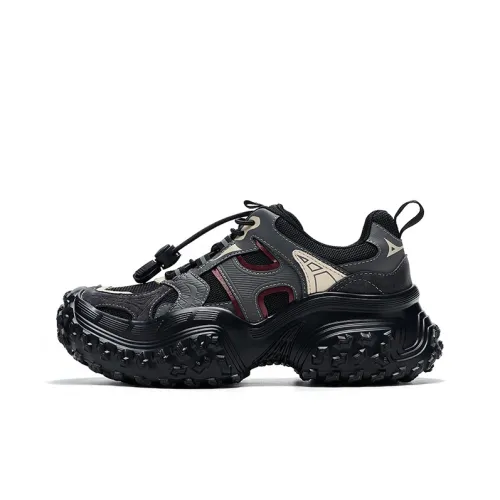 FION Casual Low Top Black Women's