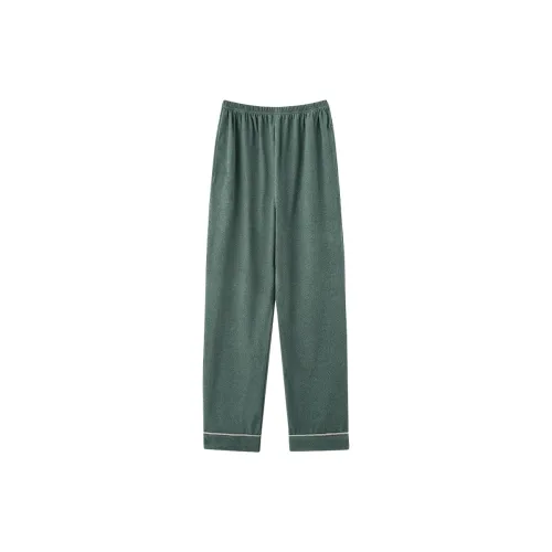 UAVAE ZJ QKM9496 Зеленый Мужские Пижамные Штаны