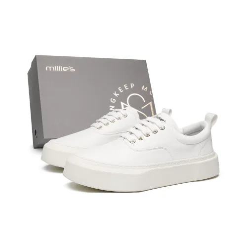 MILLIE'S Низкие кроссовки для скейтбординга Мужские Белая коробка Включено