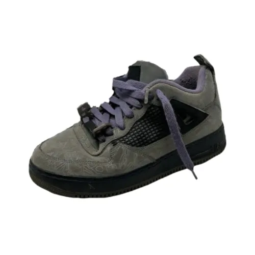 Jordan Force Slip-resistant Abrasion-resistant Low Top Casual Shoes Women's Green Джордан Фоус Слип-резистентный Абразион-резистентный Низкий Топ Повседневная Обувь Женская Зеленая