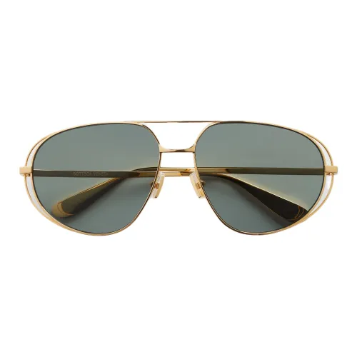 Bottega Veneta Металл Aviator Солнцезащитные очки Женские Золотые