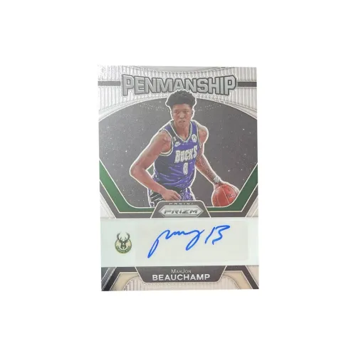 PANINI 2023 24 Prizm Bucks Лошадь Bridge Beecham Rookie RC Подпись Звезда Карта Карта пройдет Спортивные карты 1 шт