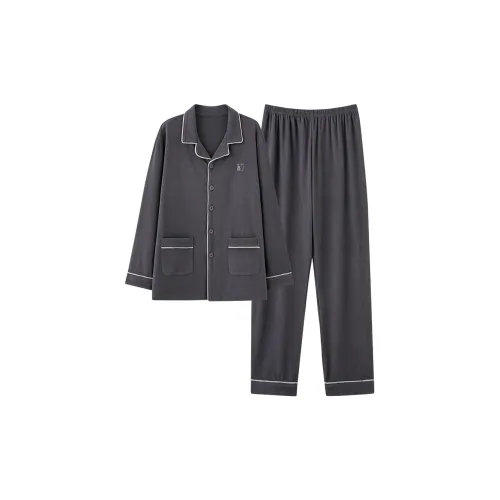 UAVAE ZJ QKM9199 Серый Мужской Пижамный Комплект