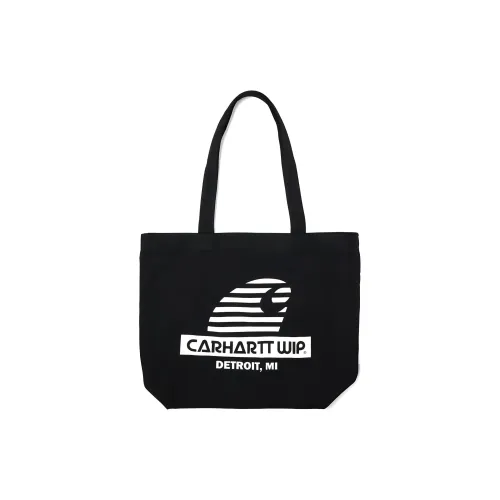 Carhartt WIP Canvas Tote Bag Tote Bag Shopping Bag Shoulder Bag Handbag Regular Unisex Black Carhartt WIP Холщовая сумка Сумка-тоут Сумка для покупок Сумка через плечо Сумка Обычная Унисекс Черная
