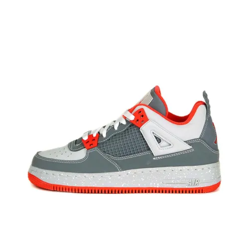 Jordan Force Slip-Resistant Abrasion-Resistant MID Топ Детские Скейтбординги Серый Подростки