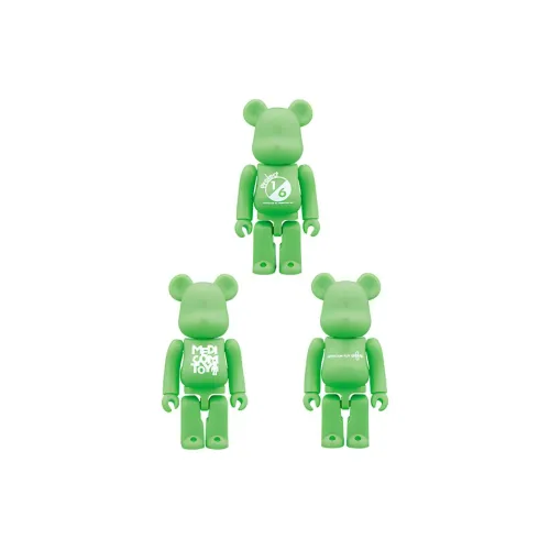 BE@RBRICK Series 38 Release Campaign Особенное издание Специальная версия 3 шт Набор Прозрачный Слепой бокс на карточке 100%