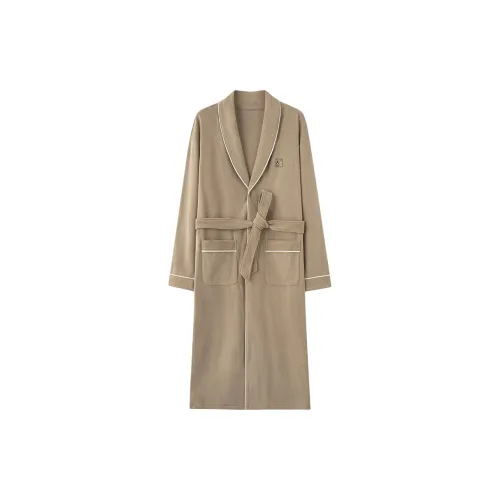 Huggy Kissy Sleep Robe Мужской Кофейный Коричневый