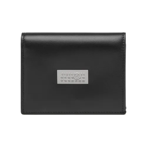 MM6 Maison Margiela совместный бренд Телячья кожа Кошелек Мужской Черный