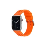 Квадратный вырез, силиконовый ремешок ~ апельсин