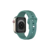 Яблоко Вертикальные полосы Часы Полоска ~ Сосновый зеленый