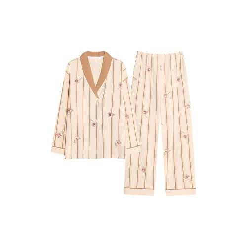 CHUDUAN Пижамный комплект женский кожа