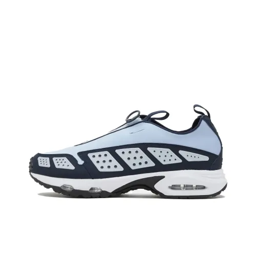 Nike Air Max Sunder Abrasion Resistant Низкие Беговые кроссовки Женские Синий Черный