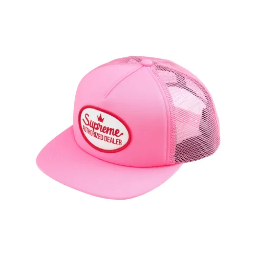 Supreme Полиэстер Кепки Унисекс Розовый