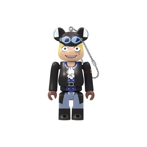 BE@RBRICK One Piece Sabo Вторая версия прозрачный слепой бокс карточка 100%