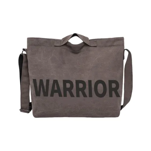 Warrior Холст Плечевая сумка Стандартная Унисекс Черная