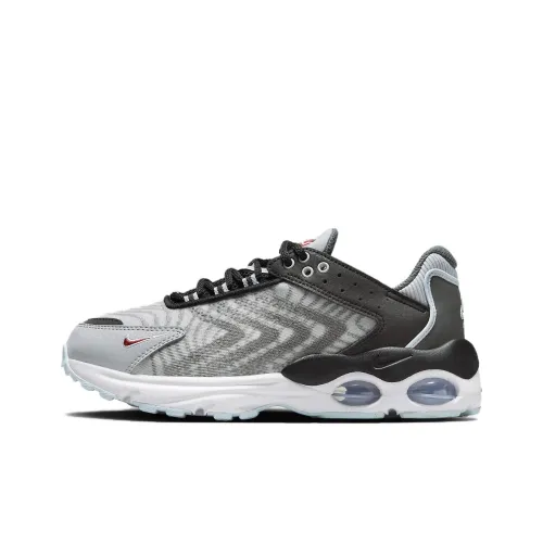 Nike Air Max TW Амортизация Износостойкий Низкий Топ KIDS Лайфстайл Обувь Черный Серый