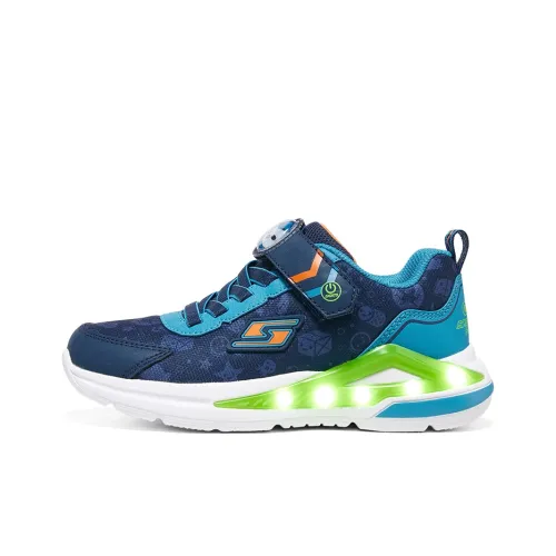 Skechers Kids' Кэжуал Низкий Топ Темно-синий Школьный возраст