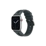 Квадратный вырез, силиконовый ремешок ~ серый