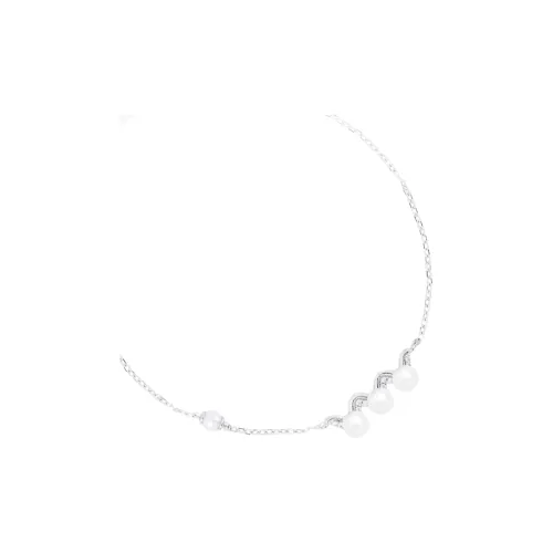 HARCY 925 стерлинговое серебро толстое покрытие родием золото инкрустация цирконием и жемчугом браслеты унисекс