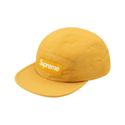 Supreme Вощеный хлопок Смесь Кепки Унисекс Желтый