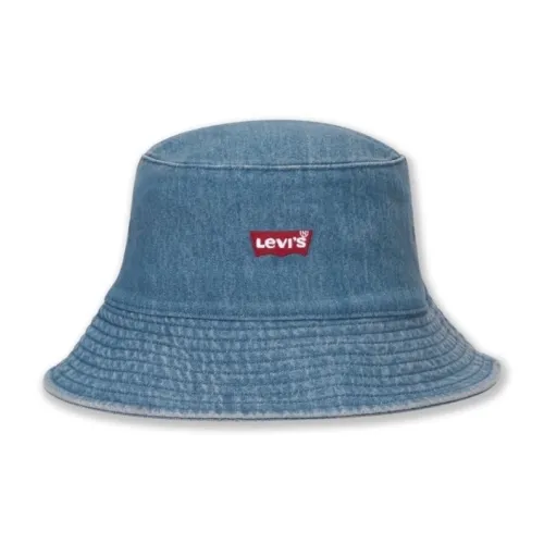 Levi's Полиэстер Хлопок Эластан Шляпы ведра Мужской Синий
