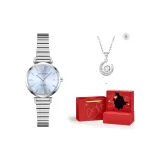 Ледниково-голубой [Красный Романтическая коробка-сердце]