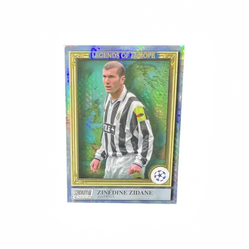 Topps Champions League Зидан Франция HUANGMA JUVENTUS Футбол Игрок Карта Карта пройдет Спортивные карты 1 шт
