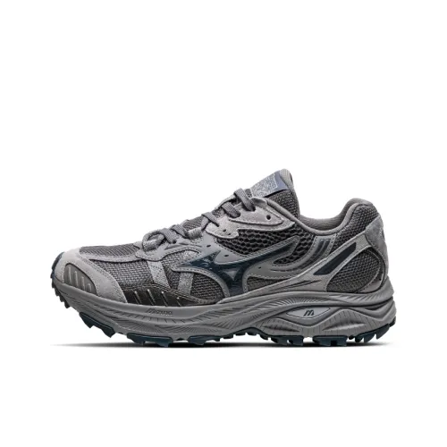 Mizuno Racer ADV Low Топ Беговые кроссовки Унисекс Гравийный серый
