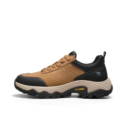 CAMEL Slip-resistant Abrasion-resistant Low Top Hiking Shoes Men's CAMEL Противоскользящие Износостойкие Низкие Кеды Походная Обувь Мужская