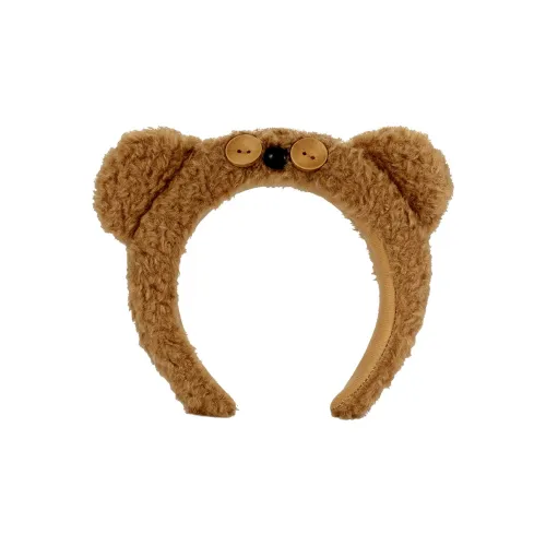 HANYUDIE Плюшевый Акриловый Ободки для волос Унисекс Кофе