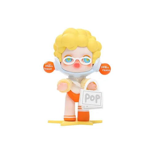 POP MART Skullpanda Прозрачный слепой бокс на карточке