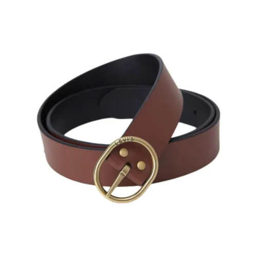 Levi's Ремни из коровьей кожи унисекс коричневый