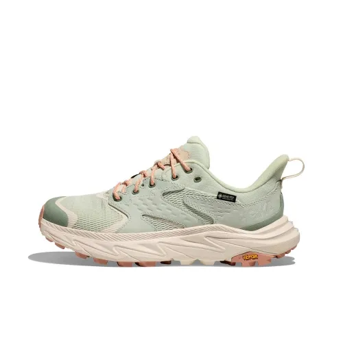 HOKA ONE ONE Повседневный Низкий Топ Серый Зеленый/Слоновая Кость Унисекс