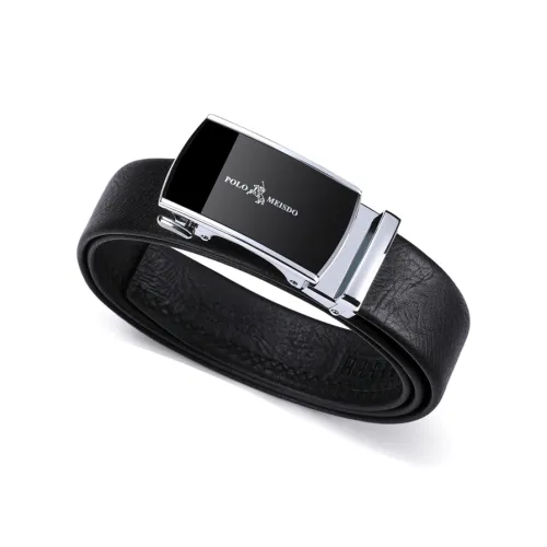 POLOMEISDO Ремень из натуральной коровьей кожи для мужчин бизнес мода молодежь мужской серебряная пряжка 3,5 см