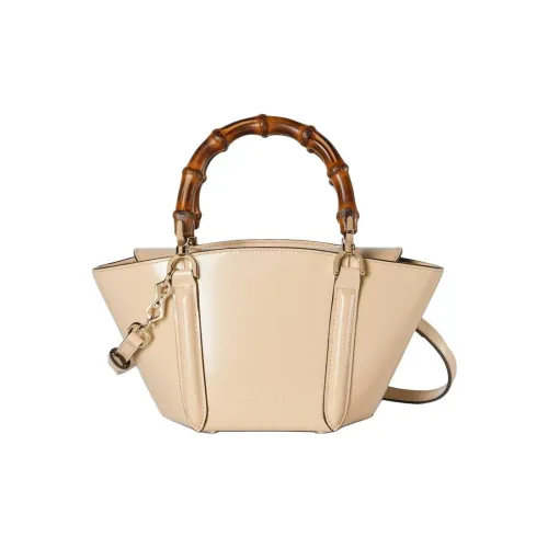 GUCCI Блестящий кожа Тоут сумка сумка для покупок сумка через плечо сумка мини женская светло-бежевая