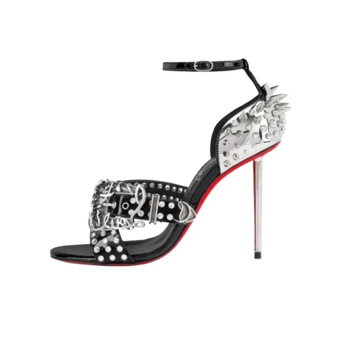 CL Wosandal Pic one Ремень Сандалии 10 см Женские Черный