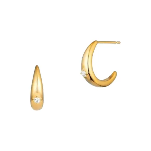 Серьги Canal 4℃ с золотым покрытием женские золото