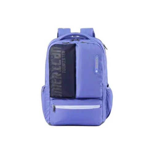 AMERICAN TOURISTER Полиэстер Ноутбук Рюкзак Унисекс Ирис Синий