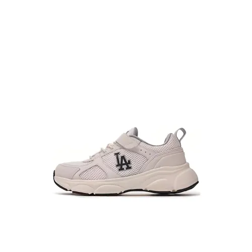 Mlb Base Logo Устойчивый к истиранию Низ Резистентный Низкий Топ KIDS Lifestyle Shoes Кремовый Детский