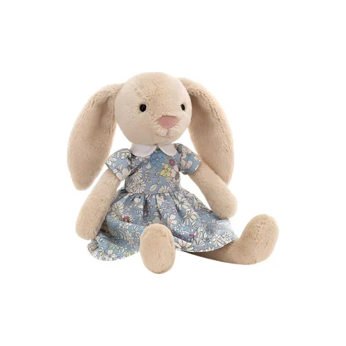 JELLYCAT Bunny Collection Цветочный Гардероб Лотти Куклы Плюшевая Кукла 27 см Высота В Сидячем Позе