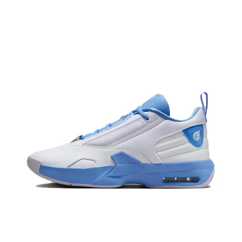 Jordan Max Aura 6 Противоскользящий Устойчивый к истиранию Низкий Топ Повседневная обувь Женская Белый Синий