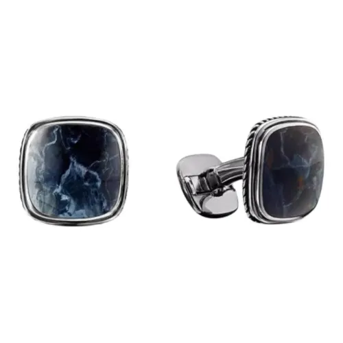 David Yurman Серебряный Запонки из Pietersite Мужской Серебряный