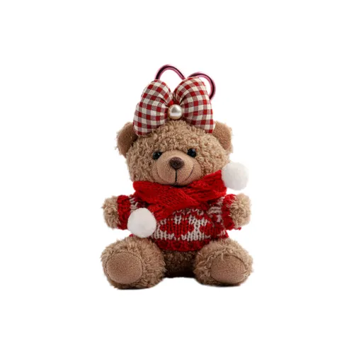 Восемь Тон Слон Очаровательное Рождество Свитер Медведь Кукла Плюшевая Подвеска 14,5 см Высота